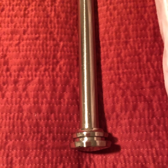 *SOLD* 2 Drapery Endcap Cafe Rods Room Essentials - Picture 3 of 5